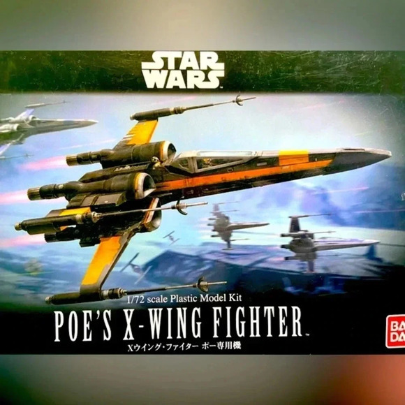 Star Wars -  Poe’s X-Wing Fighter - 1/72 Scale Plastic Model - New / Sealed - Picture 1 of 13